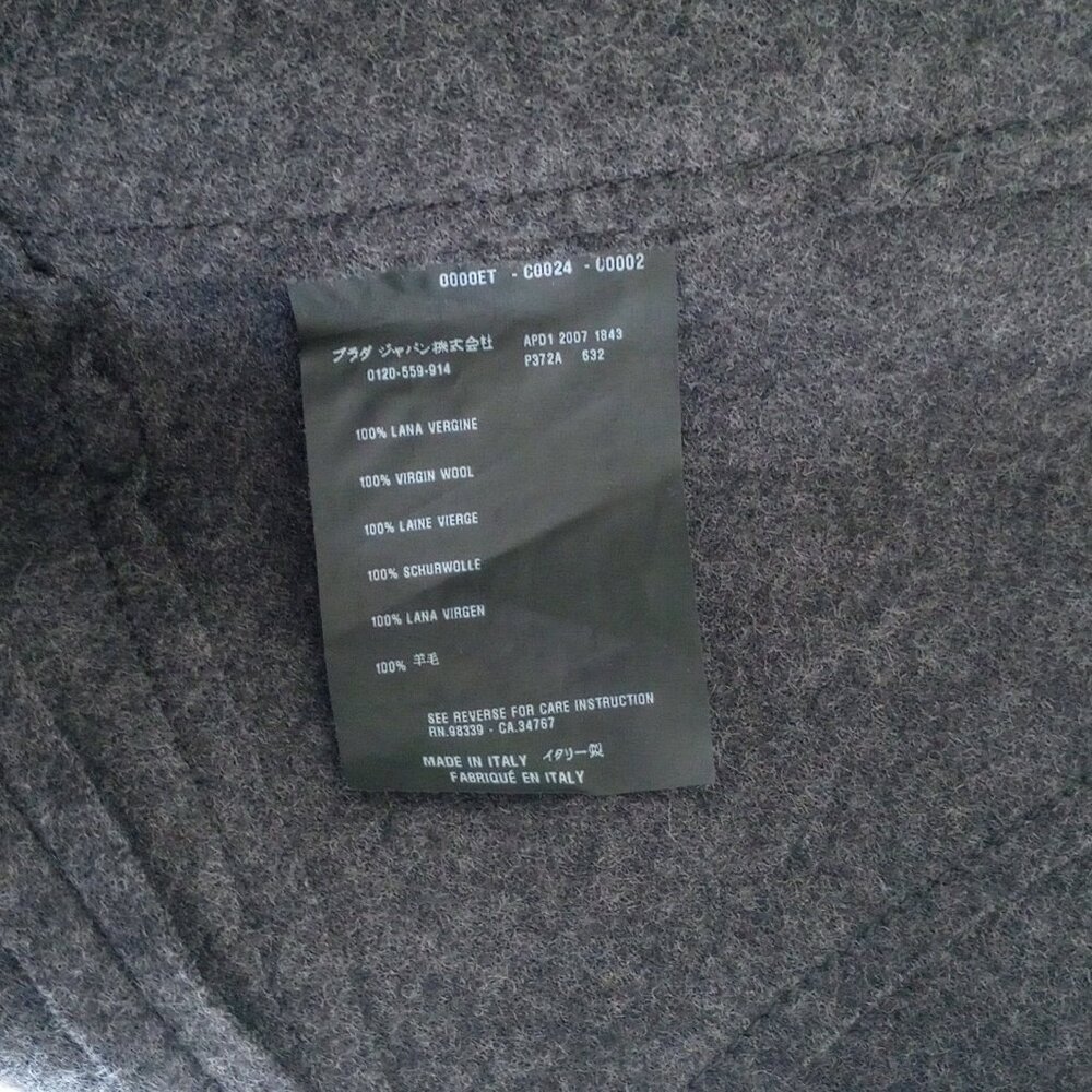 2007 Prada paneled wool midi dress - Picture 7 of 8